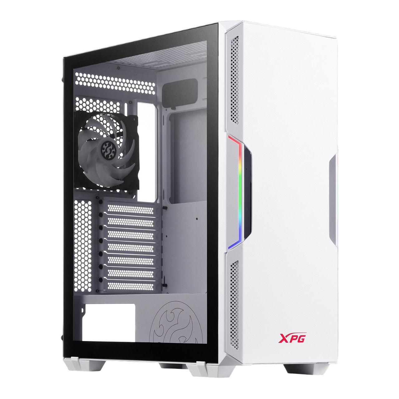 Xpg Starker Tempered Glass Usb 3 0 Mid Tower Gaming Kasa Starker Whcww 1