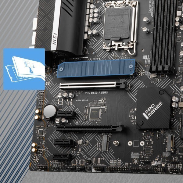 MSI PRO B660-A Anakart – görsel 7