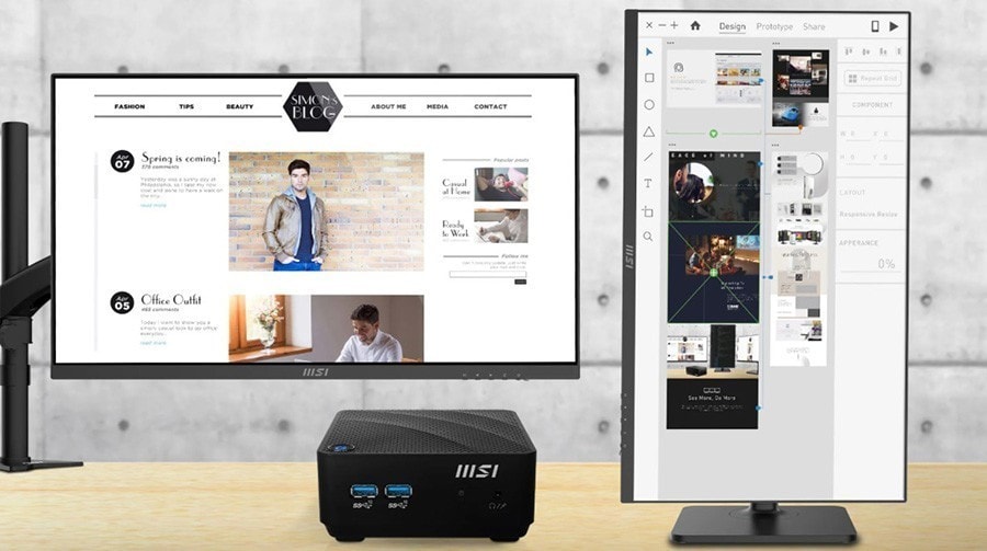 MSI CUBI N JSL-042EU Mini PC a9
