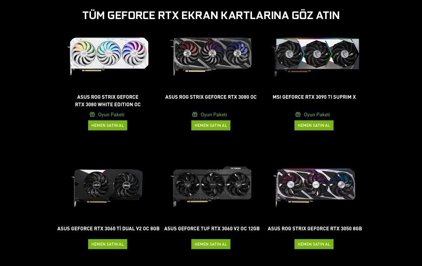 Nvidia Geforce Rtx 30 Serisi Yeniden Stokta Landing Page 20220718 3