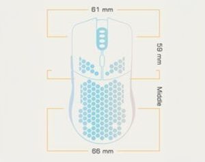 Glorious Model O Kablosuz Gaming Mouse Mat Beyaz (glrglo Ms Ow Mw) H2