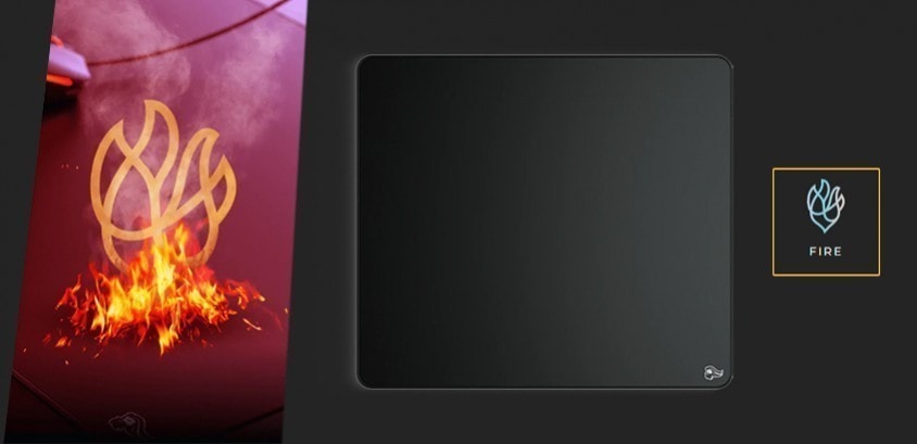 Glorious Element Mouse Pad - Ice – Ice - Cam İnfüzyonlu Yüzey
