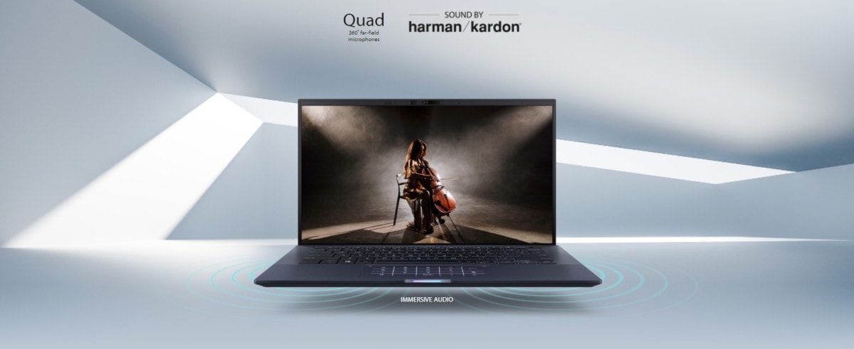 Asus Expertbook B9400CEA-KC0932 INTEL I7-1165G7 Bilgisayar – Sürükleyici ses sistemi