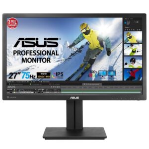 Asus 27 Pb278qv 5ms 75hz Wqhd Dp Hdmi Freesync Ips Monitor