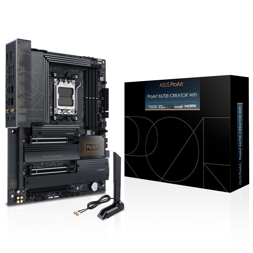 Asus Proart X670e Creator Wifi Soket Am5 6400mhzoc Ddr5 Hdmi Thunderbolt Ura Rgb Atx Anakart