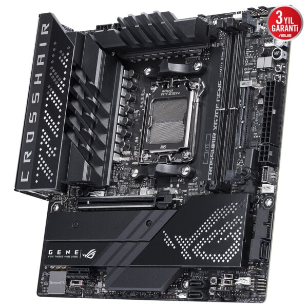 Asus Rog Crosshair X670e Gene Soket Am5 6400mhzoc Ddr5 Thunderbolt Wifi Aura Rgb Matx Anakart 2