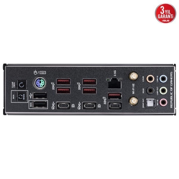 Asus Rog Crosshair X670e Gene Soket Am5 6400mhzoc Ddr5 Thunderbolt Wifi Aura Rgb Matx Anakart 9