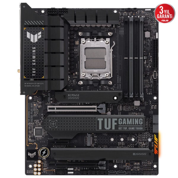 Asus Tuf Gaming X670e Plus Wifi Soket Am5 6400mhzoc Ddr5 Dp Hdmi Aura Rgb Atx Anakart 1