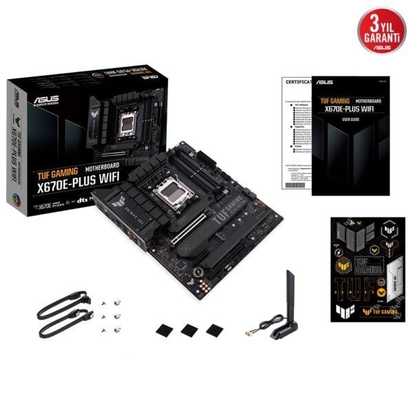 Asus Tuf Gaming X670e Plus Wifi Soket Am5 6400mhzoc Ddr5 Dp Hdmi Aura Rgb Atx Anakart 14