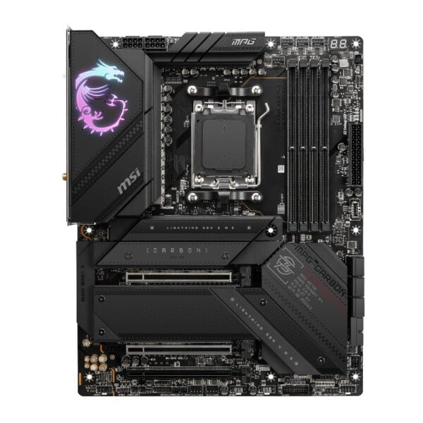 Msi Mpg X670e Carbon Wifi Soket Am5 Ddr5 Hdmi Dp Rgb Atx Anakart 1
