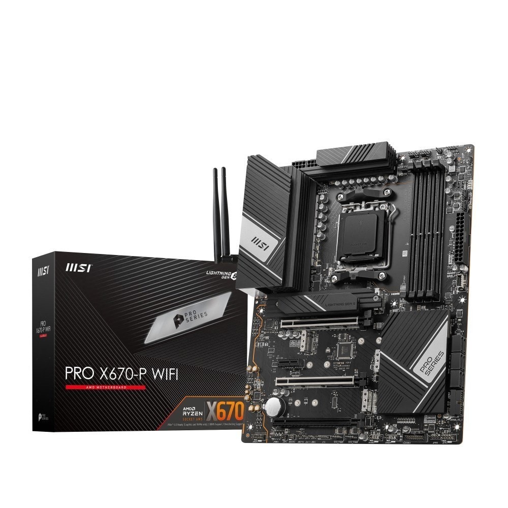 Msi Pro X670 P Wifi Soket Am5 Ddr5 Hdmi Dp Rgb Atx Anakart
