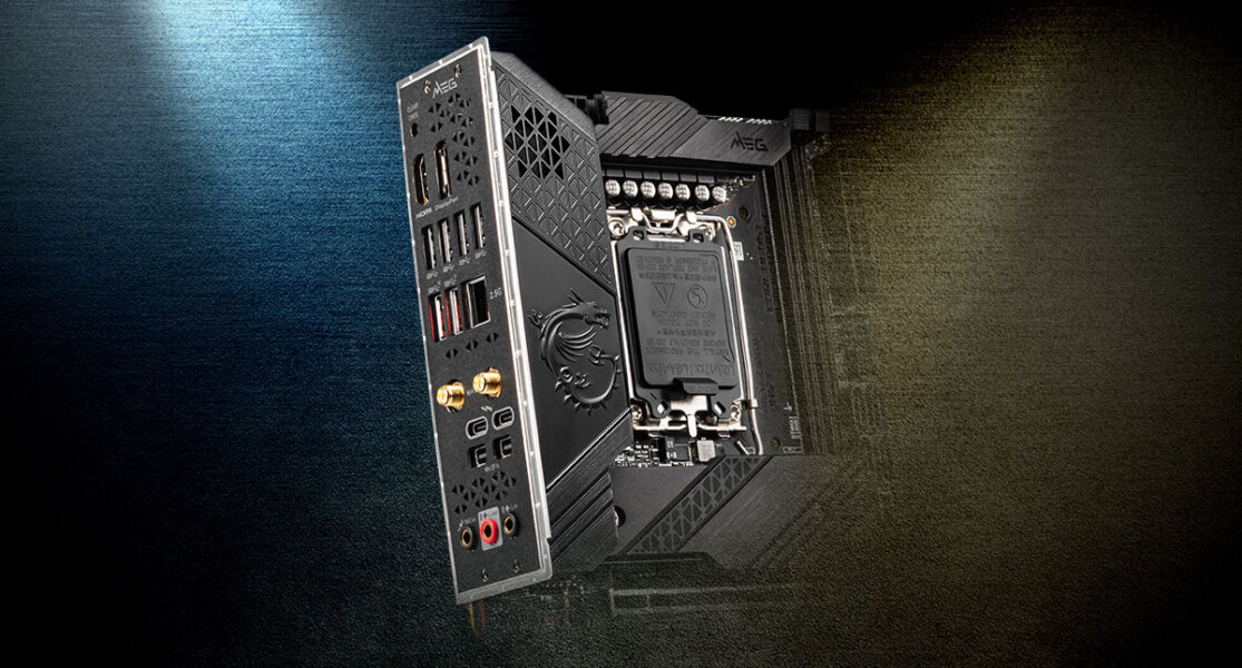 MSI MEG Z690I UNIFY PRE-INSTALLED IO SHIELD