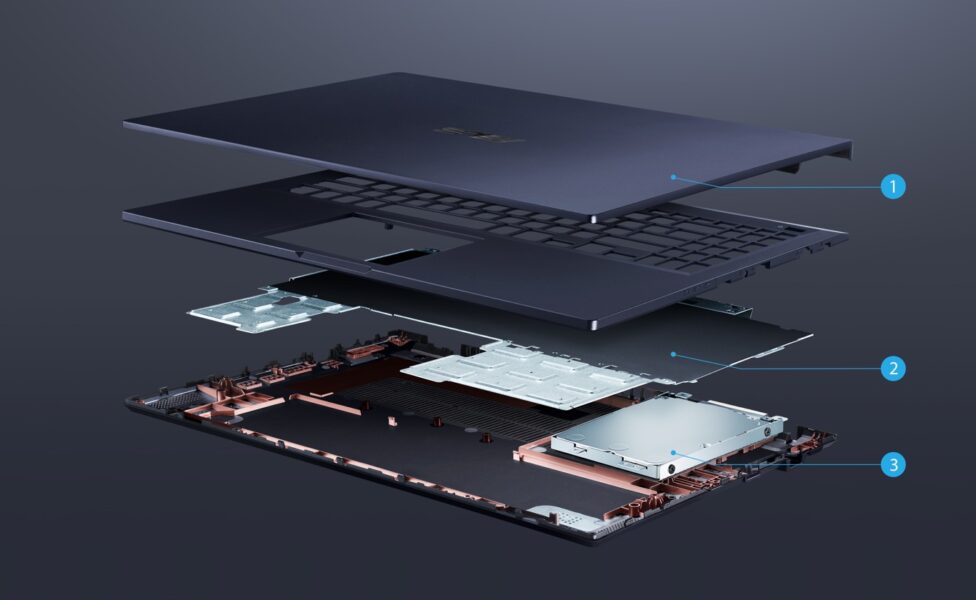 Asus ExpertBook B1 B1500CEPE-BQ0834A6 i7-1165G7 Bilgisayar – Parmak izi okumalı güç düğmesi