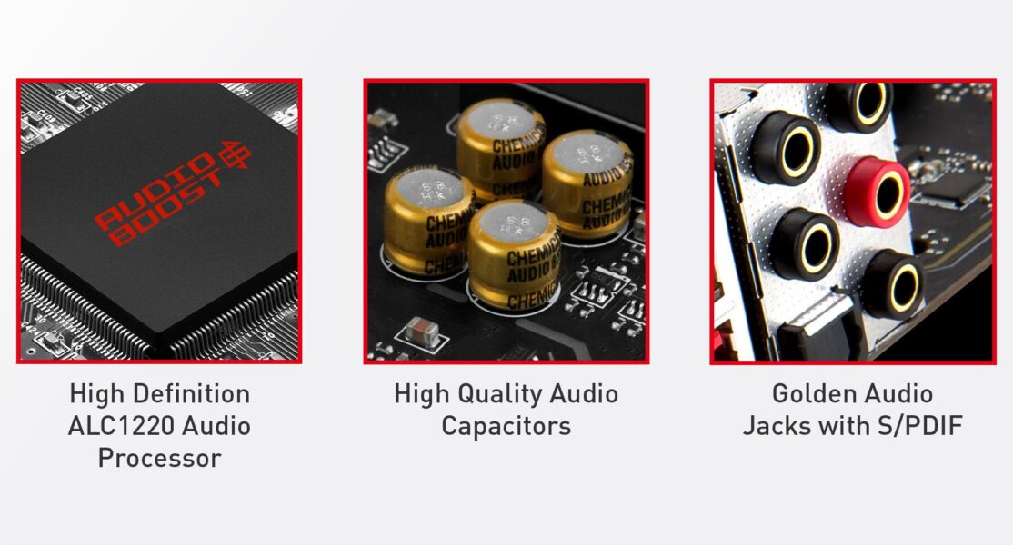 MSI MEG B550 UNIFY AUDIO BOOST 4