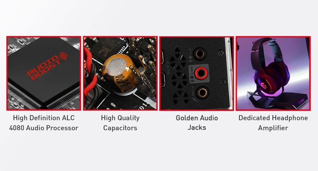 MSI MEG Z690I UNIFY AMPLIFY YOUR EXPERIENCE WITH AUDIO BOOST 5