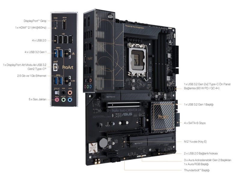 ProArt B660-CREATOR D4 ProArt B660-CREATOR D4