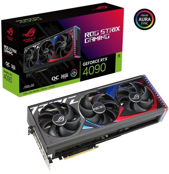 ROG Strix GeForce RTX® 4090 OC Edition 24GB GDDR6X ASUS ROG STRIX GeForce RTX 4090 24GB OC Ekran Kartı a3