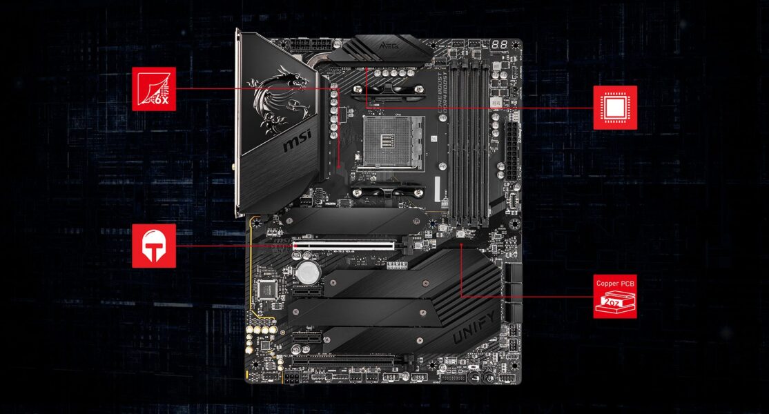 MSI MEG B550 UNIFY THERMAL overview