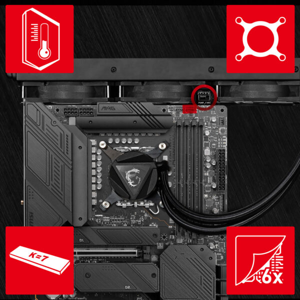 Msi Mag Z790 Tomahawk WiFi Anakart – 16+1+1 Duet Rail Güç Sistemi - 90A SPS
