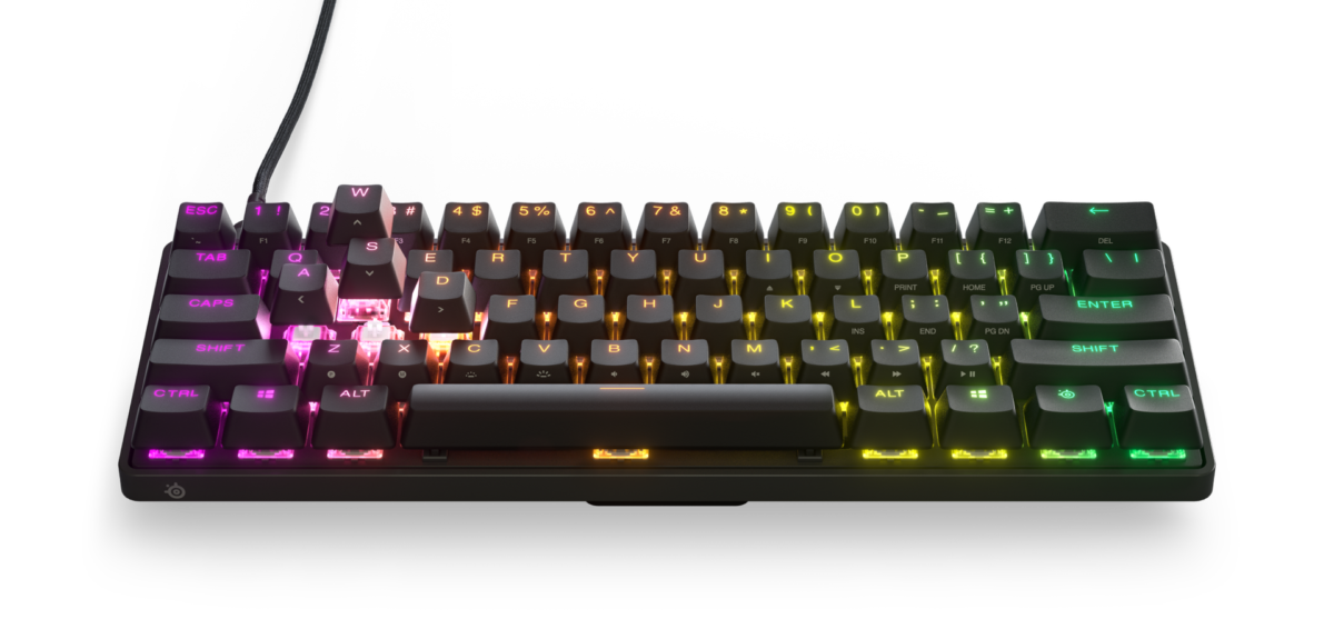 SteelSeries Apex Pro Mini İngilizce RGB Gaming Klavye – Kompakt 60% Tasarım