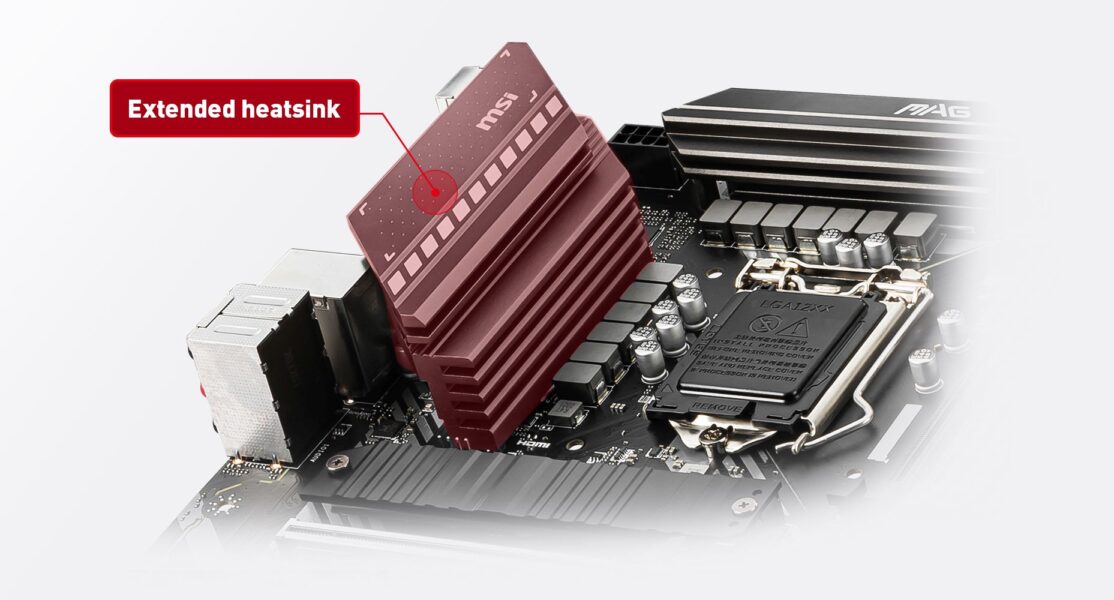 MSI MAG B460 TORPEDO THERMAL SOLUTION FOR MORE CORES AND HIGHER PERFORMANCE
