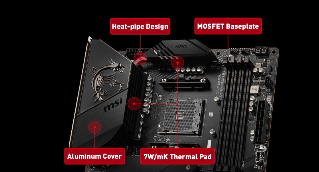 MSI MEG B550 UNIFY THERMAL SOLUTION