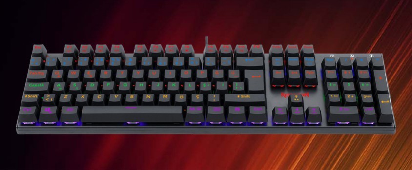 Redragon K565R-1 Rudra Mekanik Kablolu Gaming Klavye