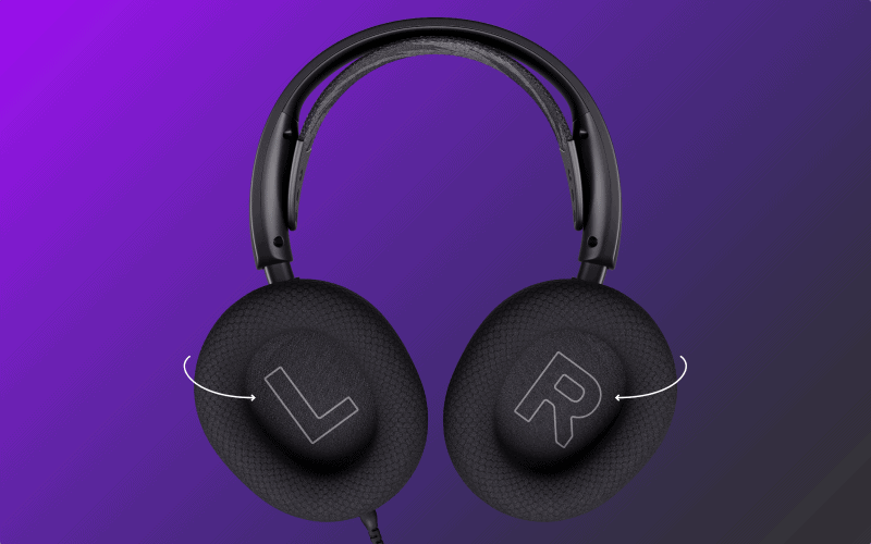 SteelSeries Arctis Nova 1P Hi-Fi Kablolu Beyaz Kulaklığı – Ultra Hafif