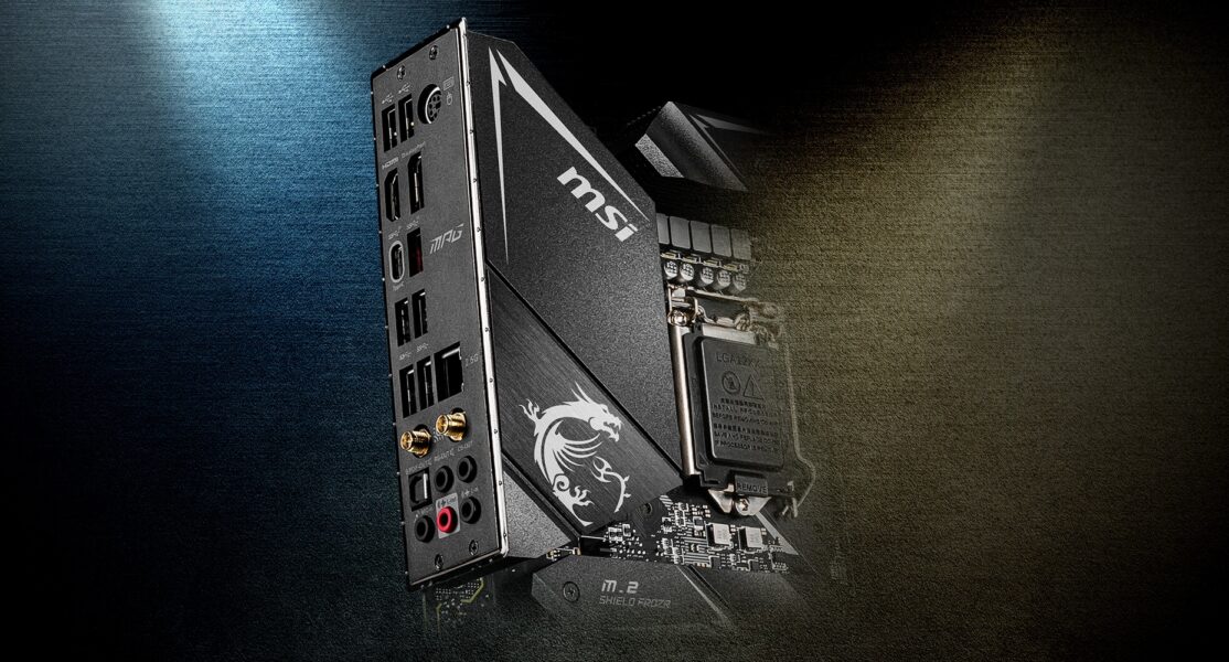 MSI MPG Z490 GAMING EDGE WIFI PRE-INSTALLED IO SHIELDING