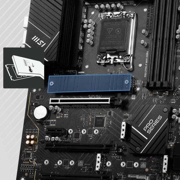 MSI Pro Z790-P WiFi Anakart – Lightning Gen4 M.2 Konnektörleri