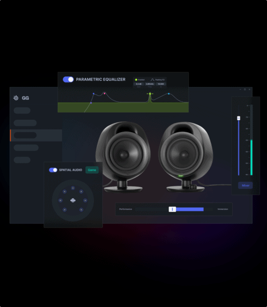 Steelseries Arena 3 Kablolu 2.0 Gaming Ses Sistemi – Bluetooth Bağlantısı