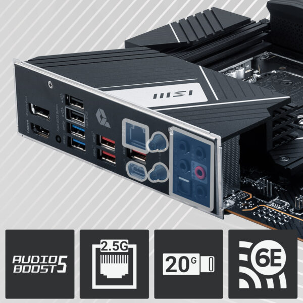 Msi Pro Z790-A WiFi Anakart – 4 x DDR5 Dual Channel (7200 MHz OC)