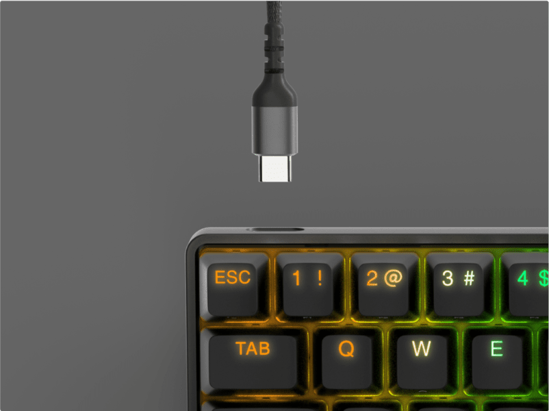 SteelSeries Apex Pro Mini İngilizce RGB Gaming Klavye – Yükseklik Ayarlı Eğme Ayakları