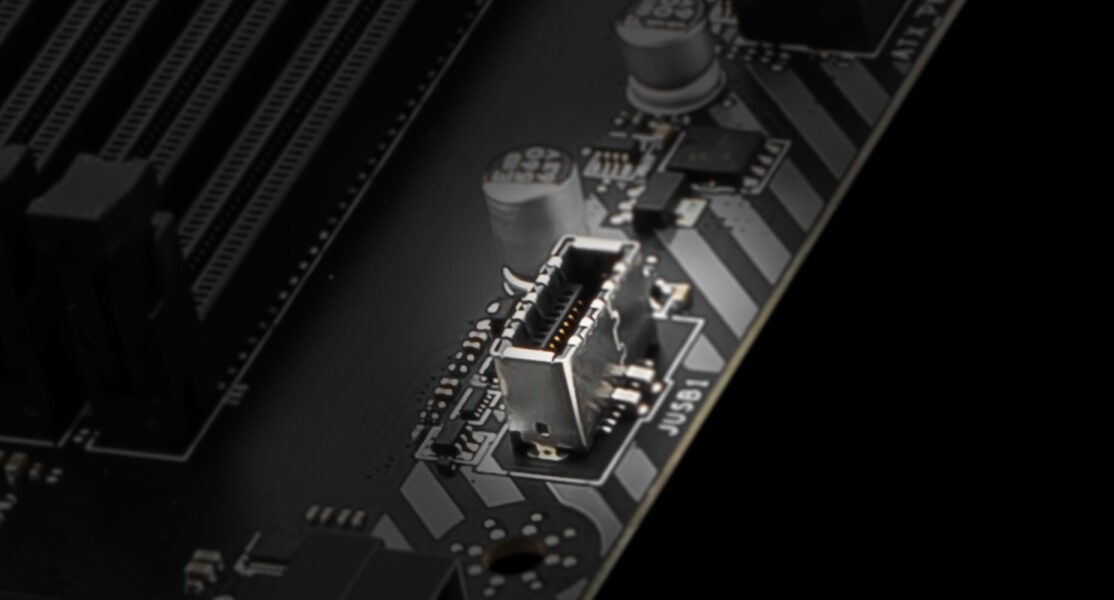 MSI B550M PRO-VDH USB Type-C ready in Front case panel