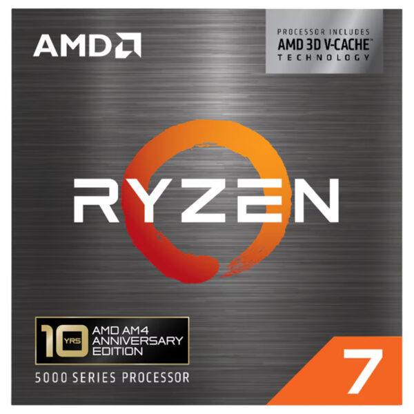 Amd Ryzen 7 5800x3d 10th Anniversary Edition 4.5ghz 96mb Önbellek 8 Çekirdek Am4 7nm İşlemci H1