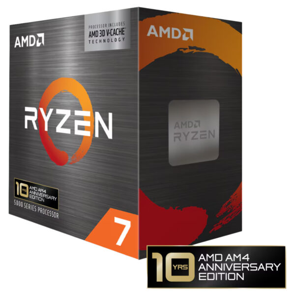 Amd Ryzen 7 5800x3d 10th Anniversary Edition 4.5ghz 96mb Önbellek 8 Çekirdek Am4 7nm İşlemci H2