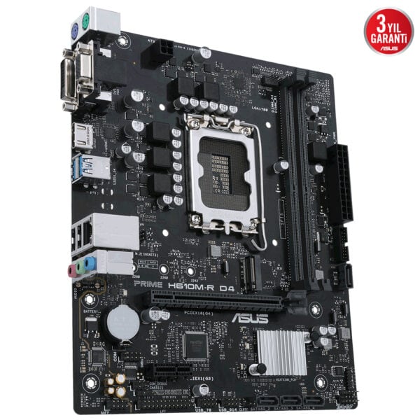 Asus Prime H610m R D4 3200mhz Ddr4 Soket 1700 M 2 Hdmi D Sub Dvi D Matx Anakart 3