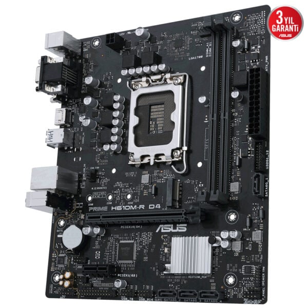 Asus Prime H610m R D4 3200mhz Ddr4 Soket 1700 M 2 Hdmi D Sub Dvi D Matx Anakart 4