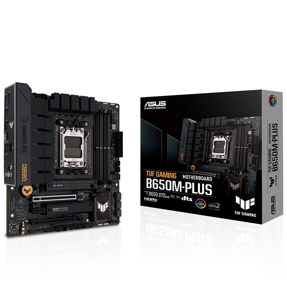 Asus Tuf Gaming B650m Plus 6400mhzoc Ddr5 Soket Am5 M 2 Hdmi Dp Anakart