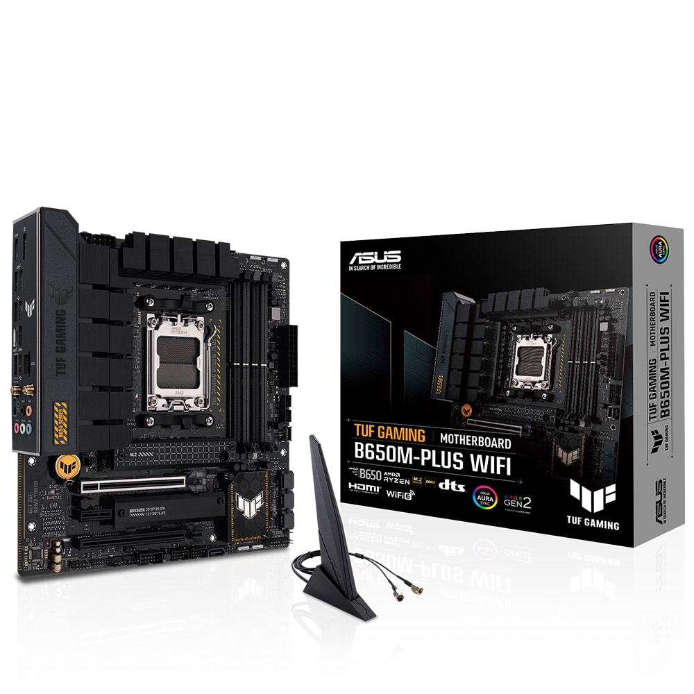 Asus Tuf Gaming B650m Plus Wifi 6400mhzoc Ddr5 Soket Am5 M 2 Hdmi Dp Anakart