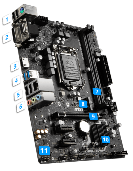 MSI H310M PRO-M2 PLUS overview