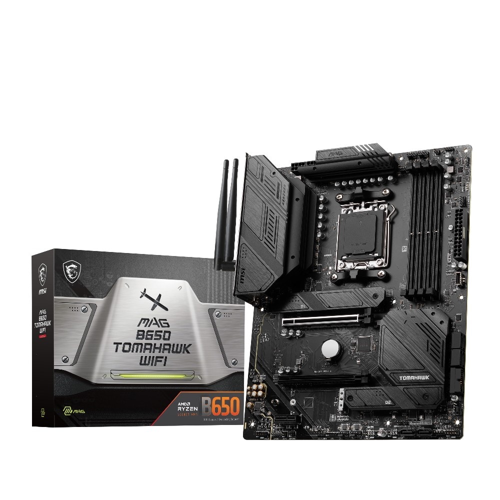 Msi Mag B650 Tomahawk Wifi Am5 Ddr5 6600mhzoc Hdmi Dp M 2 Atx Anakart
