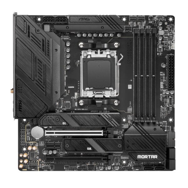 Msi Mag B650m Mortar Wifi Am5 Ddr5 6400mhzoc Hdmi Dp M 2 Matx Anakart 1