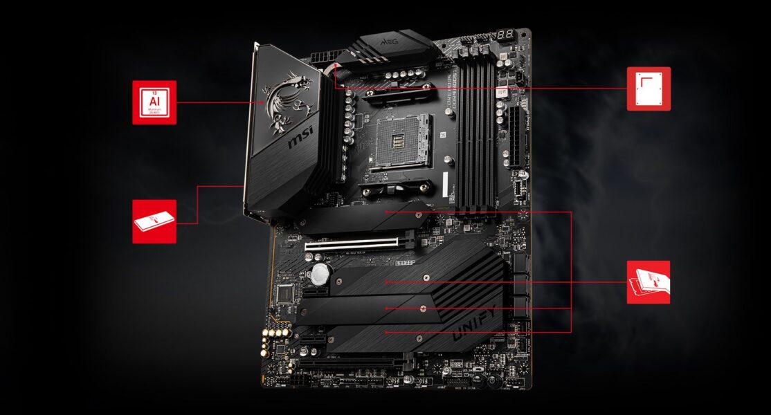 MSI MEG B550 UNIFY CORNERSTONE overview