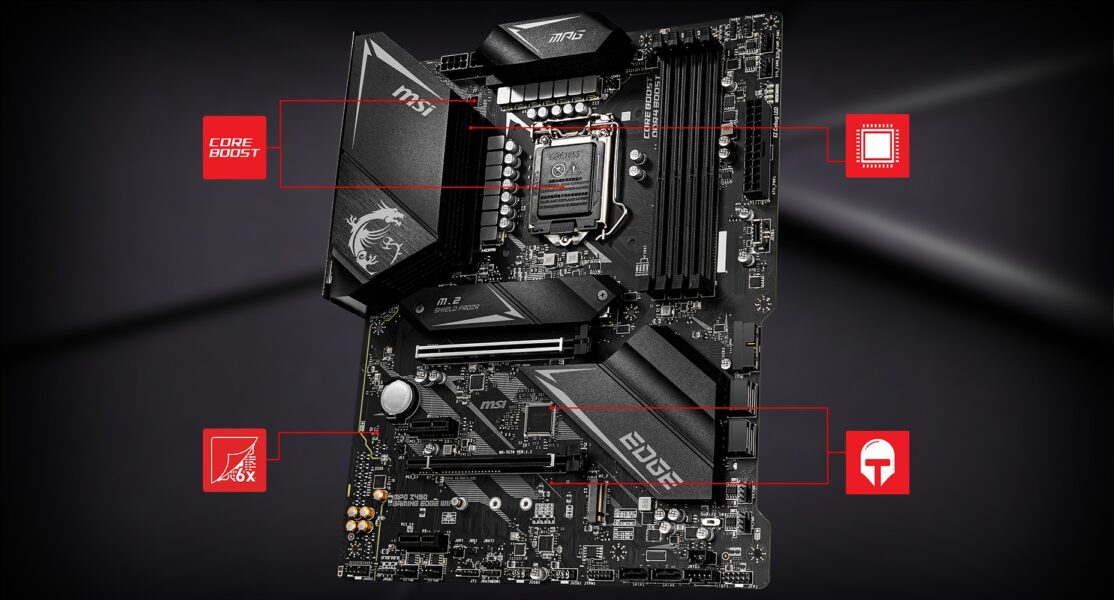 MSI MPG Z490 GAMING EDGE WIFI CORNERSTONE overview