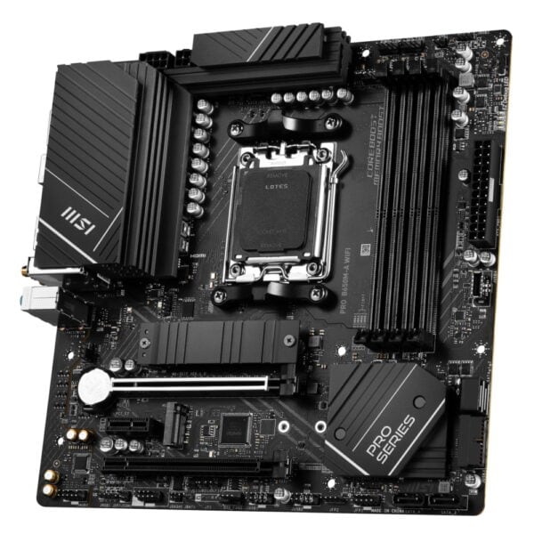 Msi Pro B650m A Wifi Am5 Ddr5 6400mhzoc Hdmi Dp M 2 Matx Anakart 3