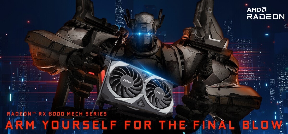 MSI RADEON RX 6500 XT MECH 2X 4GB OC Ekran Kartı a1