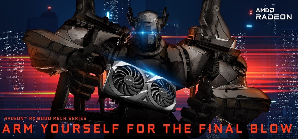 msi RX6600XT Mech 2x banner