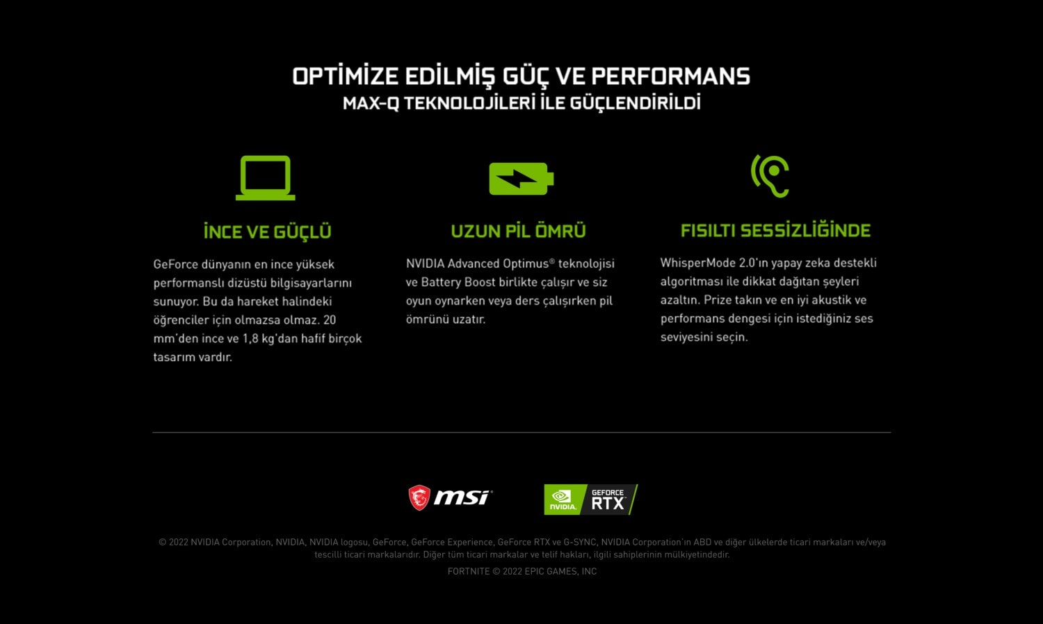 Nvidia Back To School Kampanya Landing Page 20221007 3