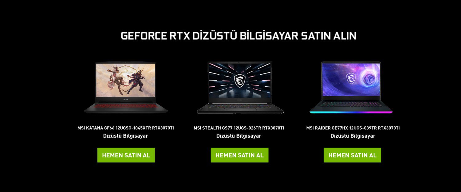 Nvidia Back To School Kampanya Landing Page 20221007 4